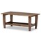 Baxton Studio Pierce Mid-Century Modern Walnut Finished Brown Wood Coffee Table 125-6898 - alternate 4